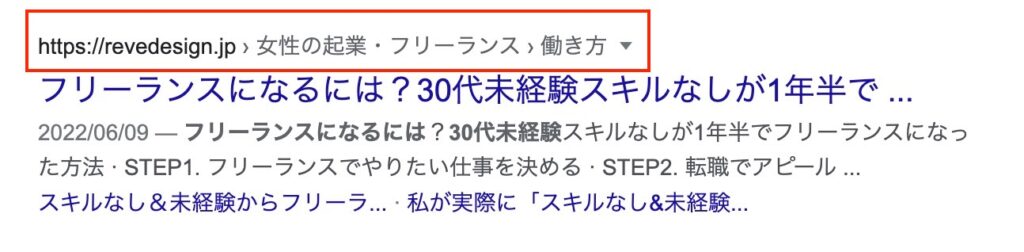 パンくずリスト